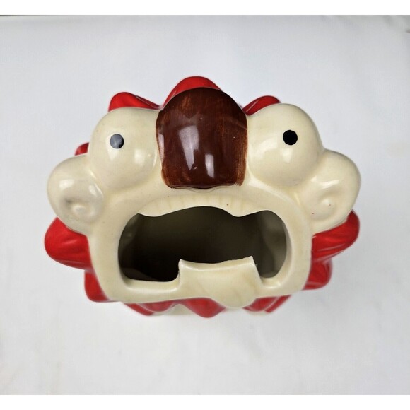 Sam's Restaurant Fu Dog Lion Shisha Tiki Mug Okinawa Japan w/ Logo Ltd Edition - Picture 9 of 11